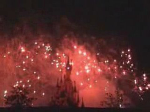 St Patrick 2008 Disneyland - Feu d'artifice / Fireworks