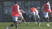 Penúltimo entrenamiento del Madrid antes de visitar Valladolid