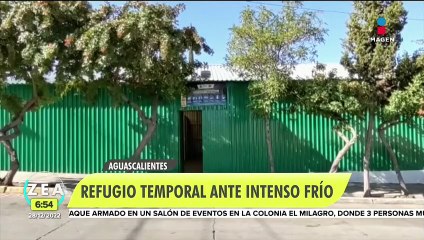 Refugio temporal abre sus puertas en Aguascalientes ante el intenso frío