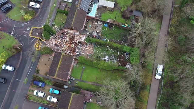 Shocking aftermath of ‘gas explosion’ that ripped through Worcestershire home