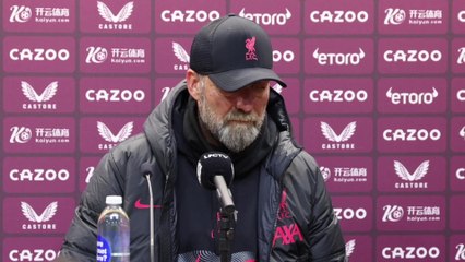 Klopp on Liverpool's 3-1 Villa win and Gakpo signing