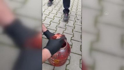 Salça bidonuna gizlediği uyuşturucuyla yakalanan kişi tutuklandı