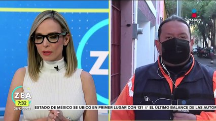 Se registra fuga de agua en el centro de Tlalpan