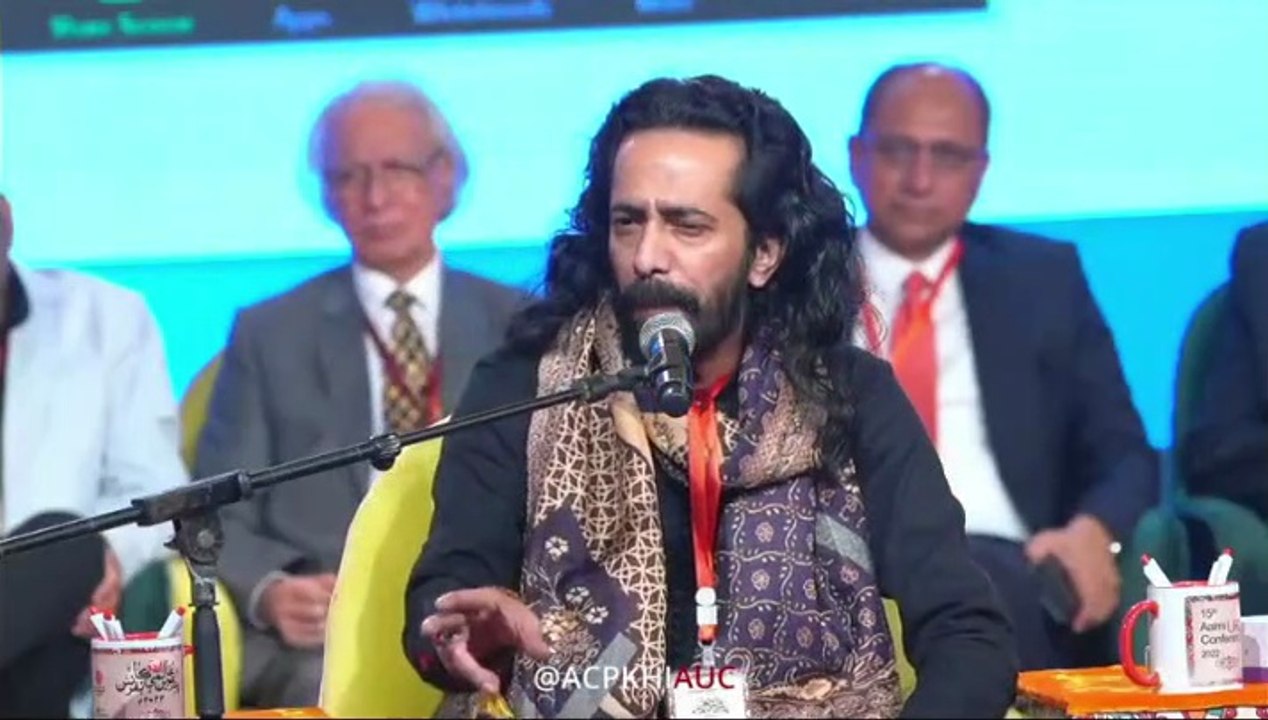 Ali Zaryoun  Latest Mushaira in 15th Aalmi Urdu Mushaira 2022