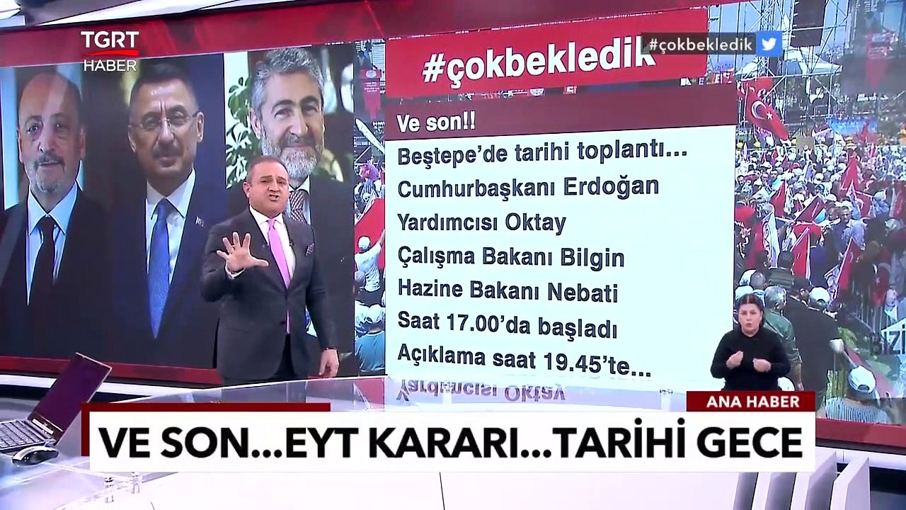 Milyonların Gözü Kulağı EYT'den Çıkacak Son Kararda - Ekrem Açıkel İle TGRT Ana Haber