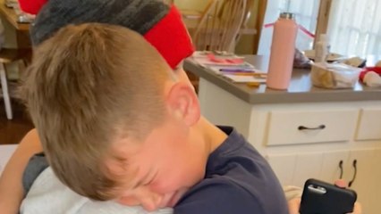 Boy Brought To Tears When He's Surprised By Best Friend Who Moved States | Happily TV