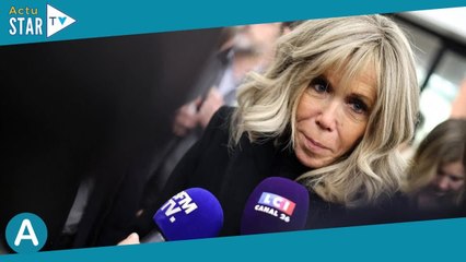 Brigitte Macron chic et solennelle en total look noir, Bérénice Bejo et son mari Michel Hazanavicius
