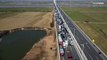 Centenares de vehículos implicados en un accidente de China