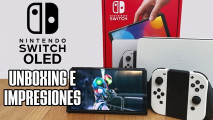 Nintendo Switch OLED Unboxing y primeras impresiones