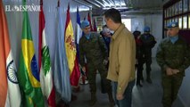 Pedro Sánchez visita a las tropas desplegadas en Líbano