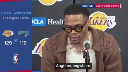 'I'm a hooper, I can do anything, anytime, anywhere' - Westbrook