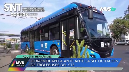 Hidromex apela ante la SFP licitación de trolebuses del STE -MVS Noticias 28 dic 2022