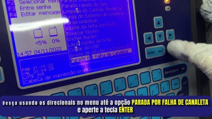 Alinhar o Bico /Canhão Inkjet Serie 1000