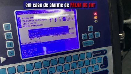 Falha EHT - Inkjet Serie 1000