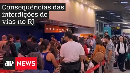 Manifestações causam transtornos no Rio de Janeiro