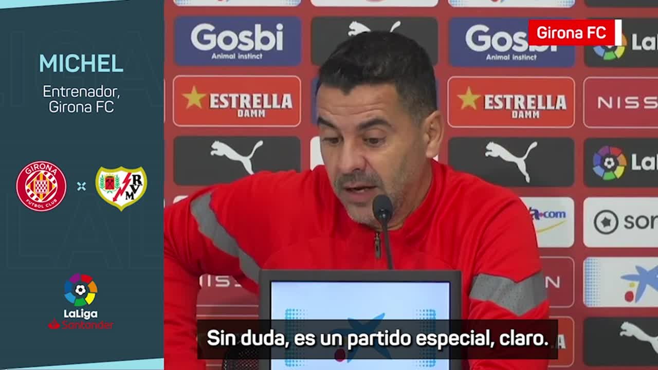 GIRONA-RAYO| MÍCHEL: "Es más ESPECIAL cuando voy a VALLECAS, pero el RAYO es mi CASA" | Diario AS