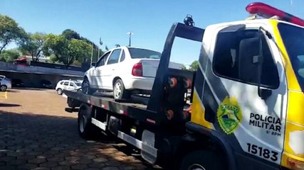 Veículo com registro de furto é recuperado no Bairro Santo Onofre