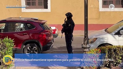 Sin incidentes por vacaciones decembrina, reporta policía Naval en Boca del Río