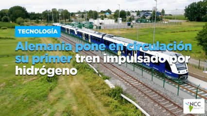 Alemania pone en circulación su primer tren impulsado por hidrógeno