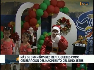 Más de 350 niños de trabajadores del Ven911 Zulia recibieron juguetes por nacimiento del Niño Jesús