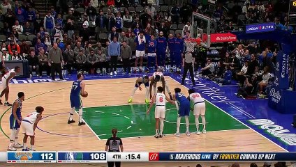 Los últimos 33 segundos del partido entre Dallas Mavericks y New York Knicks