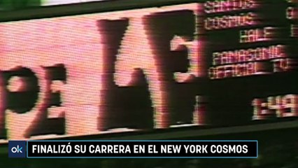 Finalizó su carrera en el New York Cosmos