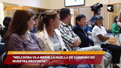 “Melchora va a medir la huella de carbono en nuestra provincia”