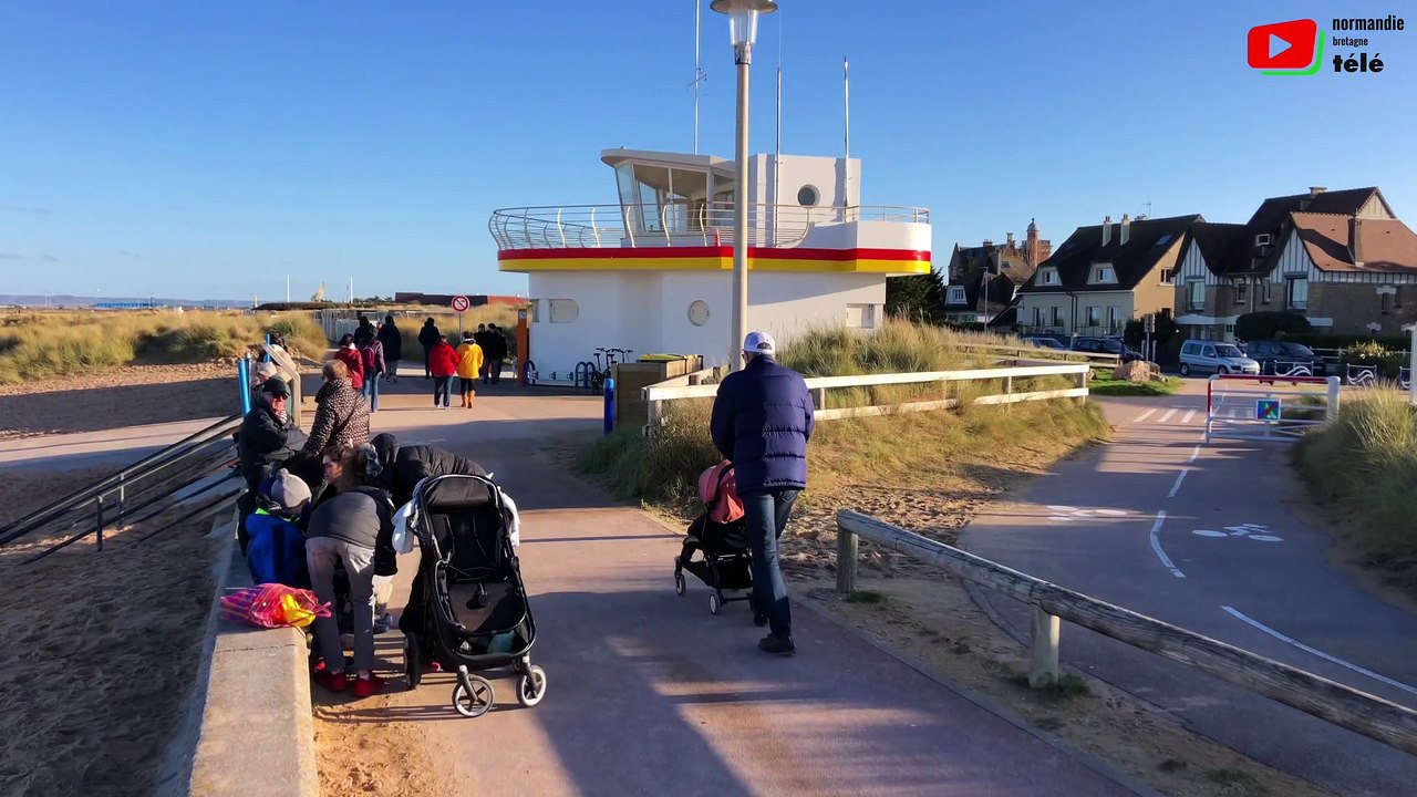 Ouistreham Riva-Bella   |  La Plage en hiver  |  Normandie Bretagne Télé