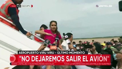 Protestas en Viru Viru tras la aprehensión del gobernador cruceño