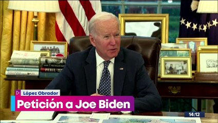 López Obrador pide a Joe Biden "por amistad y diplomacia" aterrizar en el AIFA