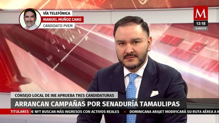 Tengo la experiencia, no soy nuevo en esto: candidato PVEM para la senaduría de Tamaulipas