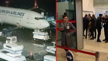 Trabzon'da yolculara havada yanan uçak fotoğrafı atan şahıs gözaltına alındı, bomba araması yapıldı