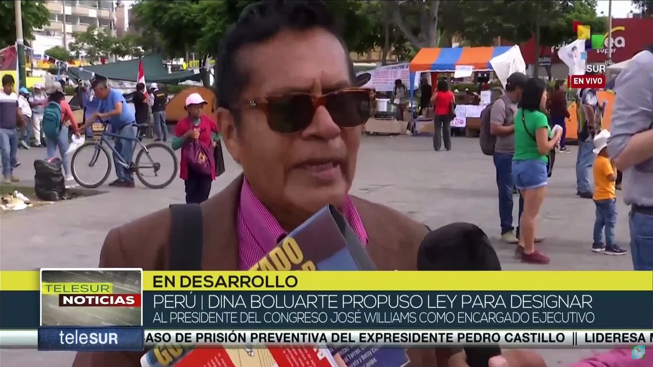 Perú: Dina Boluarte propuso ley para designar al presidente del Congreso como encargado ejecutivo