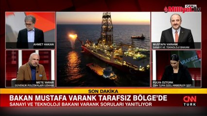 Bakan Varank'tan CNN Türk canlı yayınında CHP'ye 'doğalgaz keşfi' tepkisi