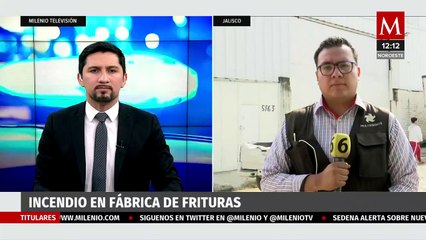 Reportan incendio en fábrica de frituras en San Pedro Tlaquepaque, Jalisco