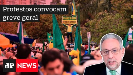 Manifestantes voltam a se reunir em frente a bases militares; Miguel Daoud comenta