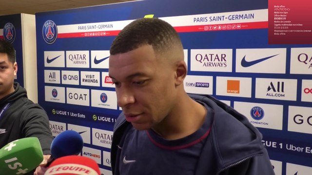 Kylian Mbappé remercie les supporters du PSG