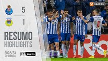 Highlights: FC Porto 5-1 FC Arouca (Liga 22/23 #14)