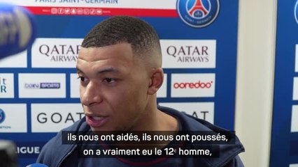 16e j. - Mbappé remercie un “Parc en feu” pour la victoire et sa chanson