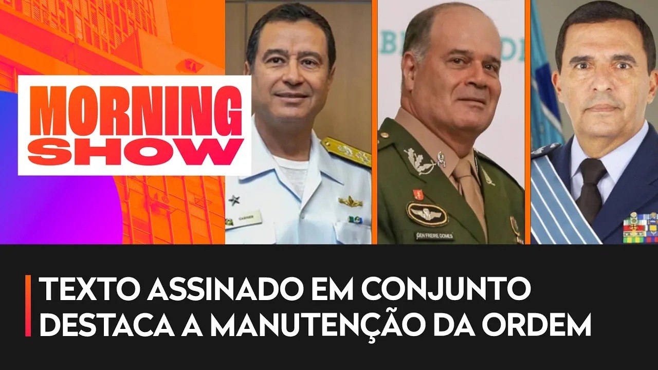 Forças Armadas apoiam liberdade de expressão