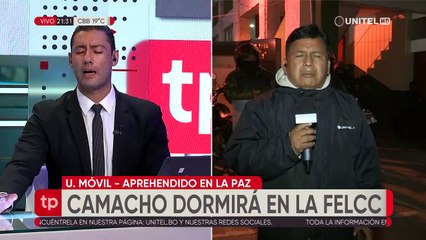 Luis Fernando Camacho sufrió una descompensación y confirman que pasará la noche en la Felcc