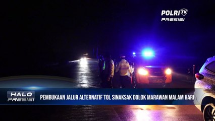 Kapolres Simalungun Buka Jalur Alternatif Tol Sinaksak Dolok Marawan Dimalam Hari