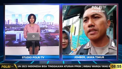 Live Dialog Bersama Bhabinkamtibmas Kelurahan Jember Jawa Timur Terkait Banjir Melanda Kawasan Rumah Penduduk