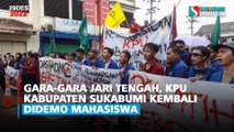 Gara-gara Jari Tengah, KPU Kabupaten Sukabumi Kembali Didemo Mahasiswa