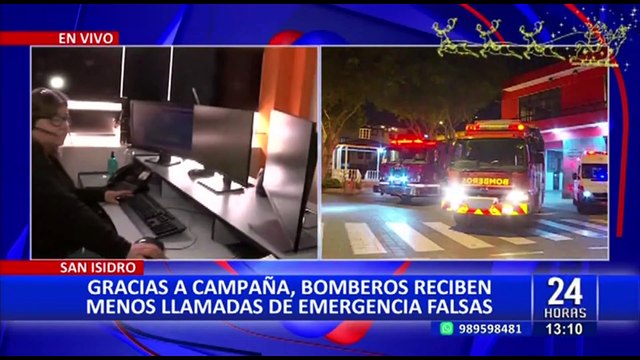 Gracias a campaña: Bomberos reciben menos llamadas de emergencia falsas