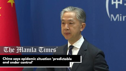 China says epidemic situation 'predictable and under control'