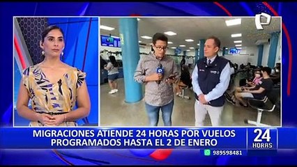 Migraciones atenderá 24 horas hasta el 2 de enero para trámite de pasaportes