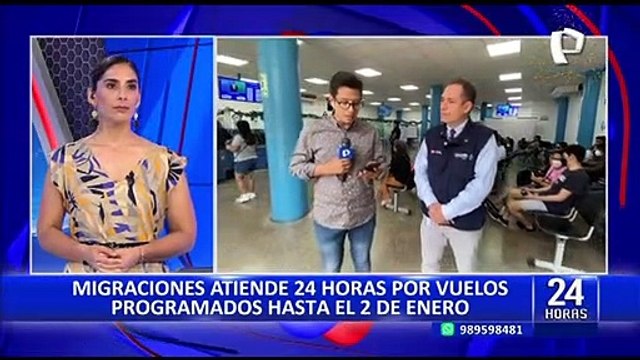 Migraciones atenderá 24 horas hasta el 2 de enero para trámite de pasaportes