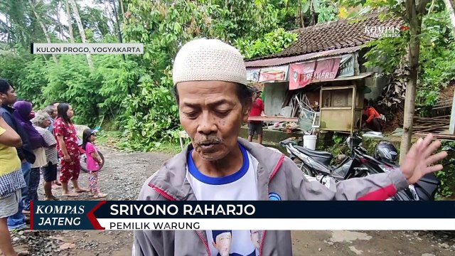 Hujan Deras, Tebing Setinggi 15 Meter di Kulon Progo Longsor