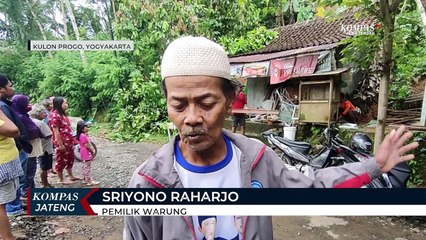 Télécharger la video: Hujan Deras, Tebing Setinggi 15 Meter di Kulon Progo Longsor